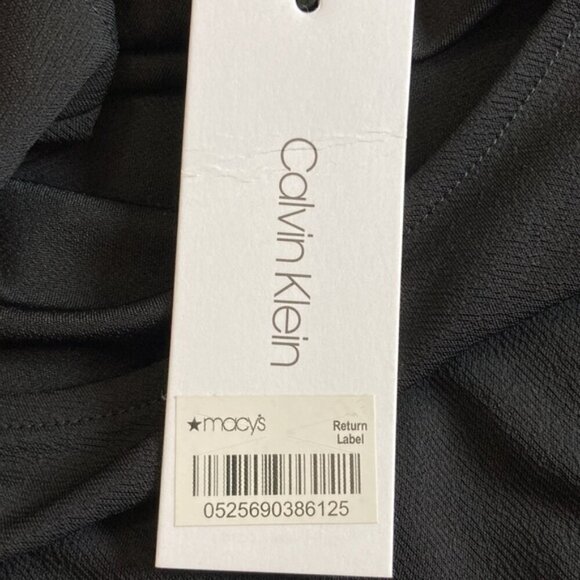 CALVIN Klein Black Short Sleeve Top - Picture 12 of 14